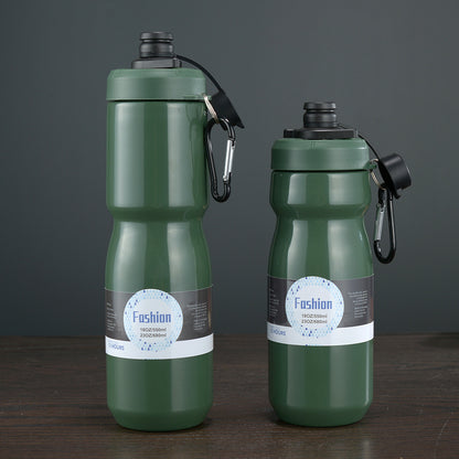 22 Oz./680ml 304 Stainless Steel Vacuum Thermos Cup Outdoor Sports Portable Bike Riding Water Bottle