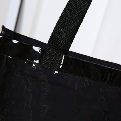 Medium Size Reusable PVC Gift Tote Bag With Handles