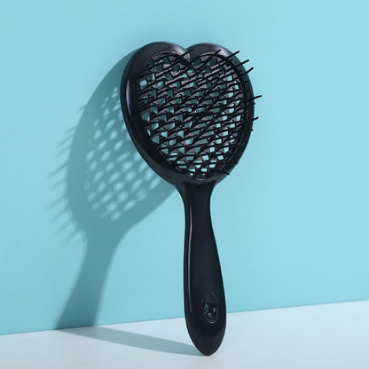 Heart Shape Vented Hair Brush Wet & Dry Styling Hair Brush
