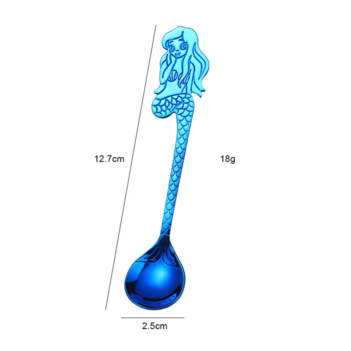 Mermaid Coffee Spoon Stainless Steel Hanging Spoon