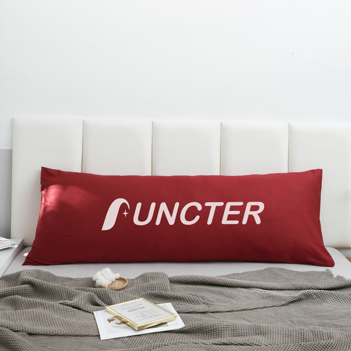 20 x 54" Embroidery Square Cotton Throw Pillowcase Body Size Pillow Cover - Envelope Closure