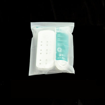 7.9 x 11.9" Matte Frosted Resealable Plastic Bags Zip-Lock Seal Storage Pouch