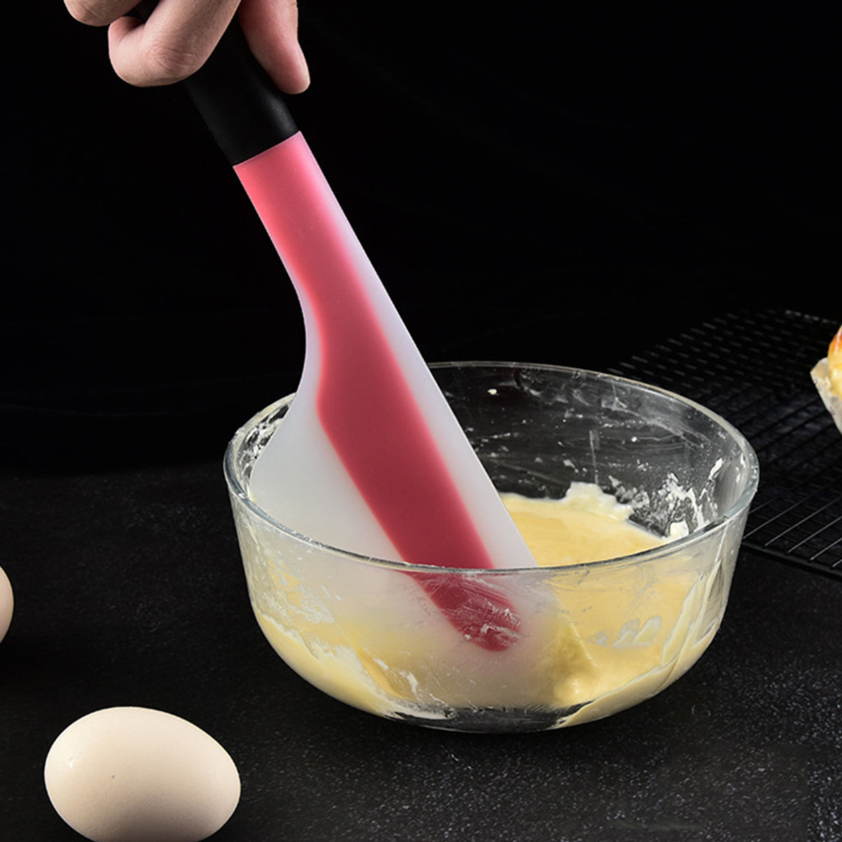 Silicone Spatula Silicone Tools for Cooking Baking Mixing Non-Stick Cookware