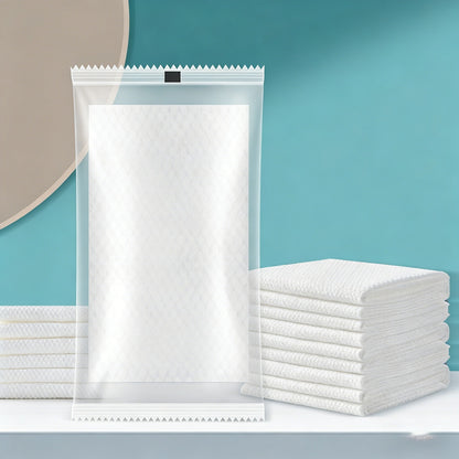 Disposable Wood Pulp Plant Fiber Towel, Eco-Friendly Soft Absorbent for Hotel Travel 12x20"