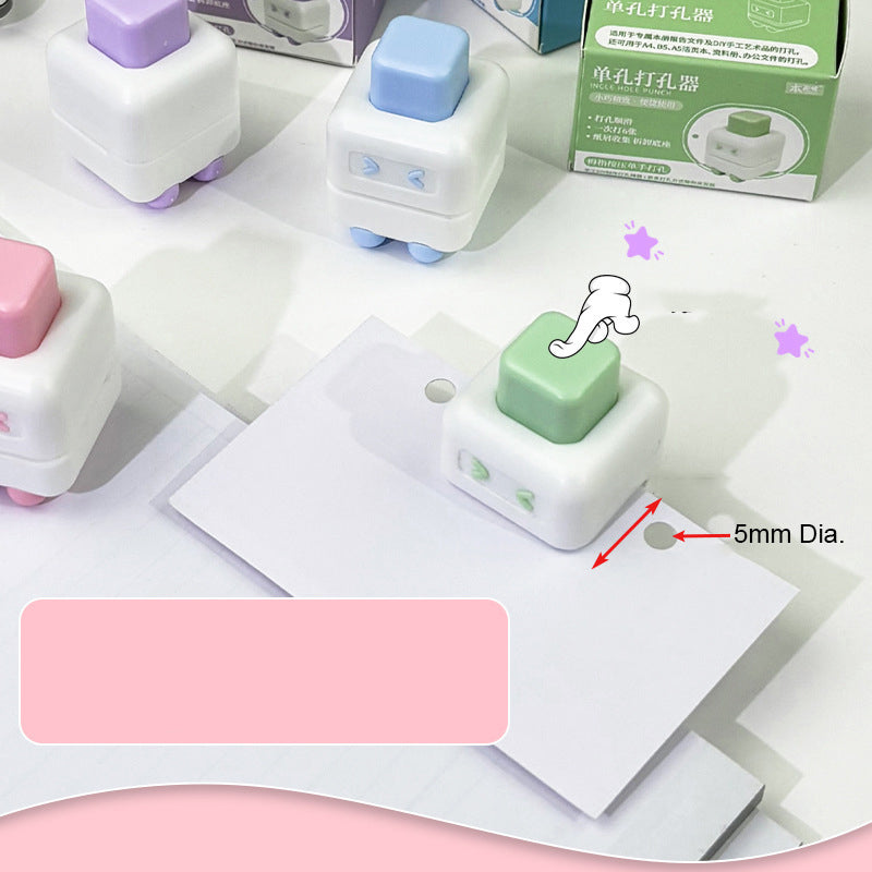 Mini Binding Machine Manual Single Holes Binder Punch For Papers