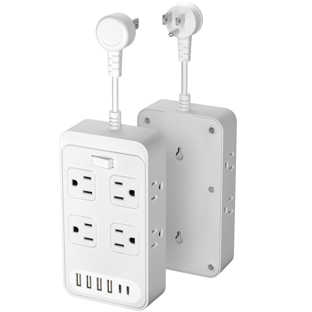 8 Ports 4 USB 2 PD Multiple Function Wall Charger Mold#LP13