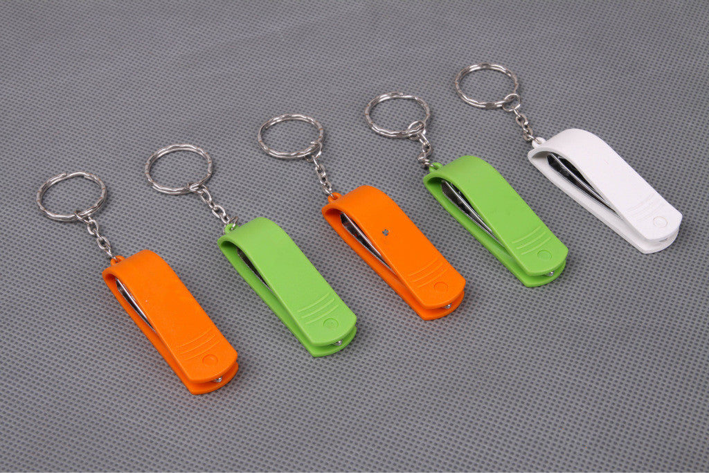Nail Clipper w/Plastic Swivel Cover
