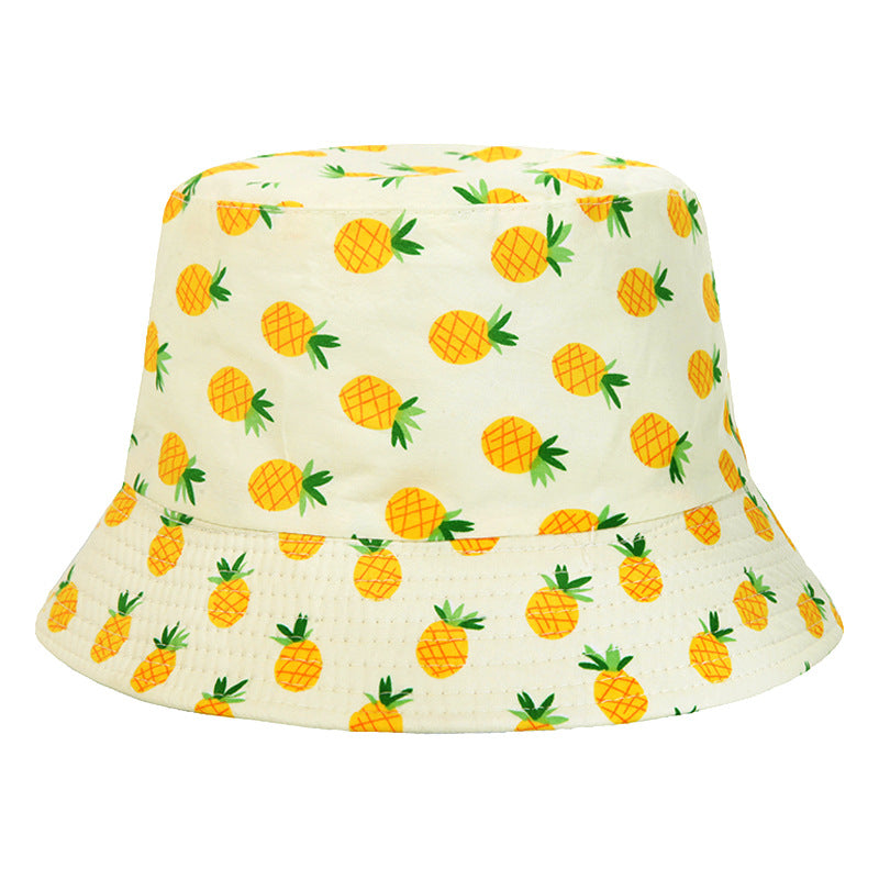 #30 Geometric Tie-dye Pineapple Pattern Basin Cap Bucket Hat