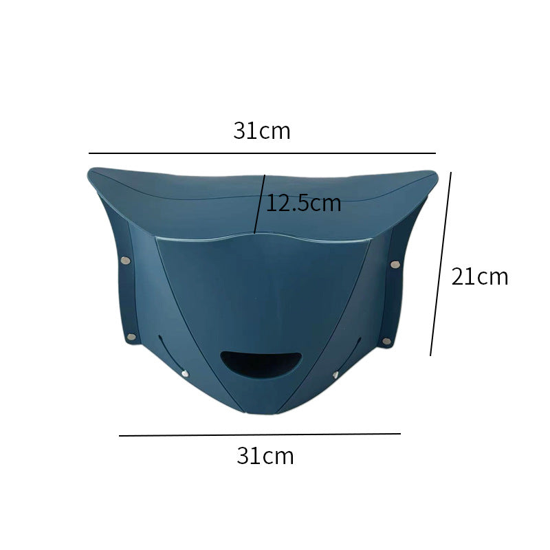 Multi Functional Outdoor Folding Plastic Stool Medium Size