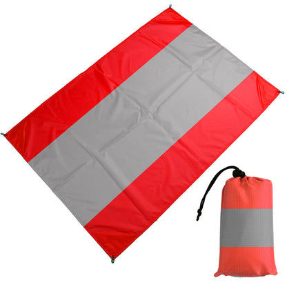 110.32 x 118.2" Large Sand Free Travel Beach Blanket Pocket Blanket- 100% Waterproof Beach Mat
