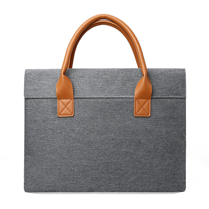 15" Water Resistant Oxford Coth Laptop Tote Bag Briefcase Laptop Sleeve With Carrying Handle