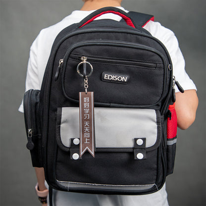 Reflective Suede Leather Keychain Reflective Straps Backpack Pendants