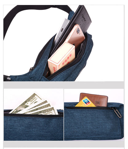 Multi Functional Outdoor Sports Water Resistant Oxford Fanny Pack