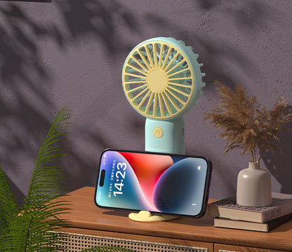 Mini Portable Handheld Fan Mini Breeze Rechargeable Hand Fan USB Rechargeable Fan
