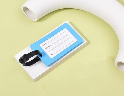 Fully Customizable 3D Raised Soft PVC Luggage Tag For Suitcase Travel Baggage Identification