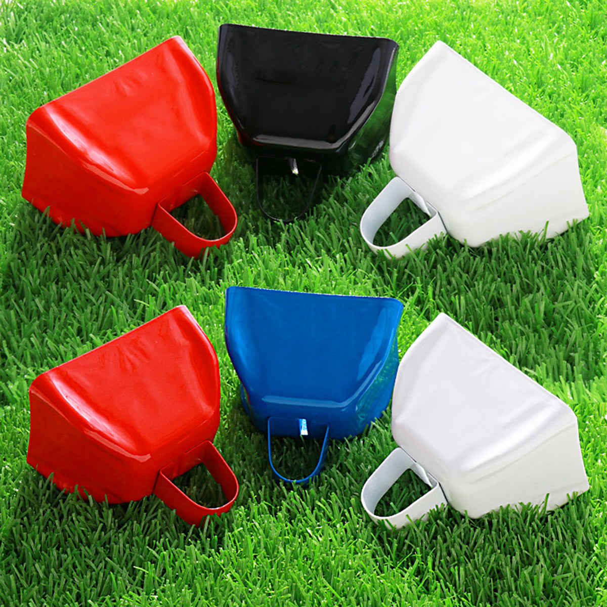 3" Metal Cowbell Noise Makers w/ Handle