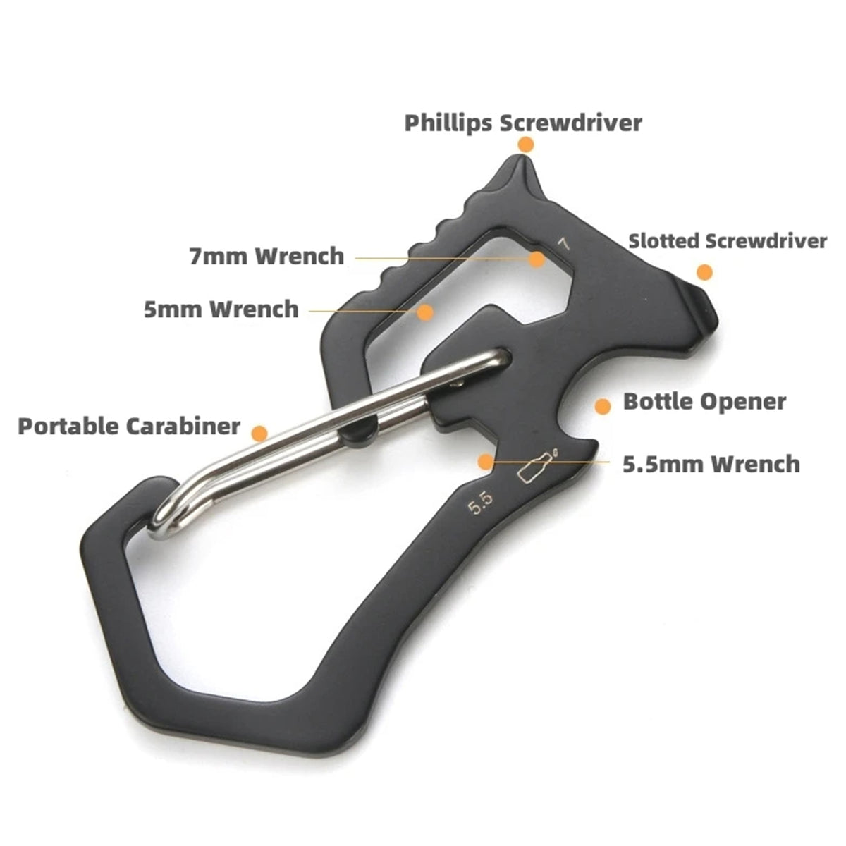 6" 1 Outdoor Stainless Steel Multitool Survival Card Repair Tool
