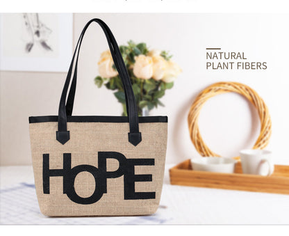 Burlap Hand Bags