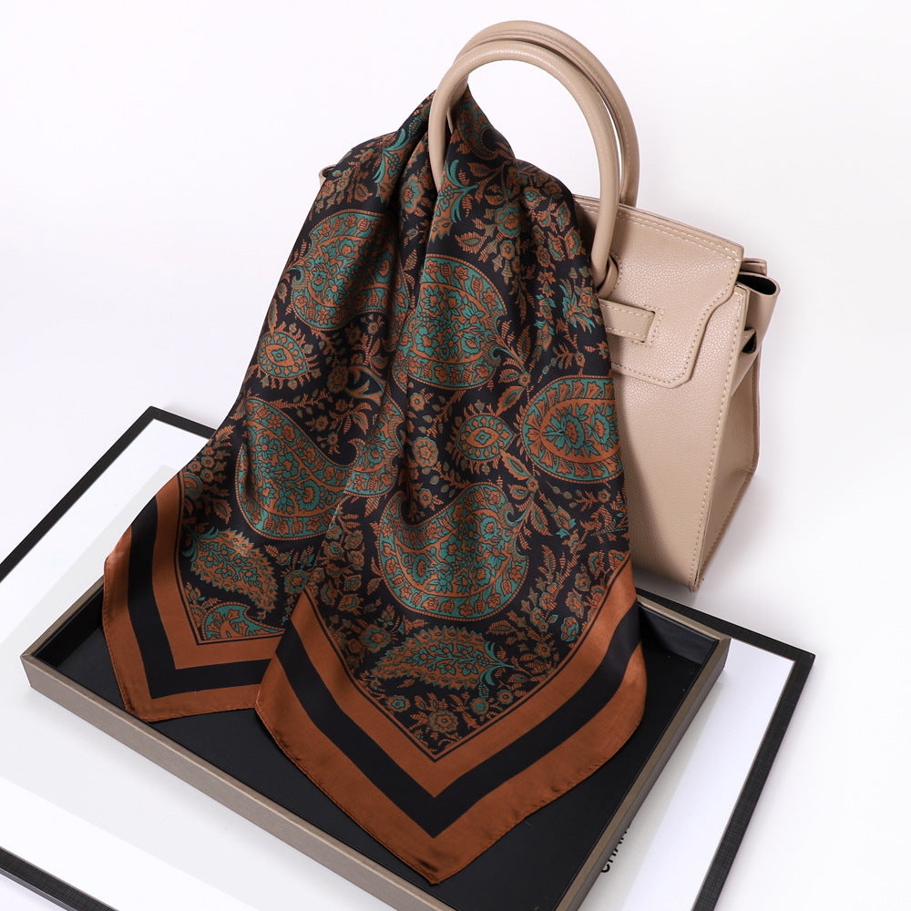 28" x 28" Stain Square Scarf Neck Scarves Kerchief Neckerchief Headband Handbags Wrap Scarf #14