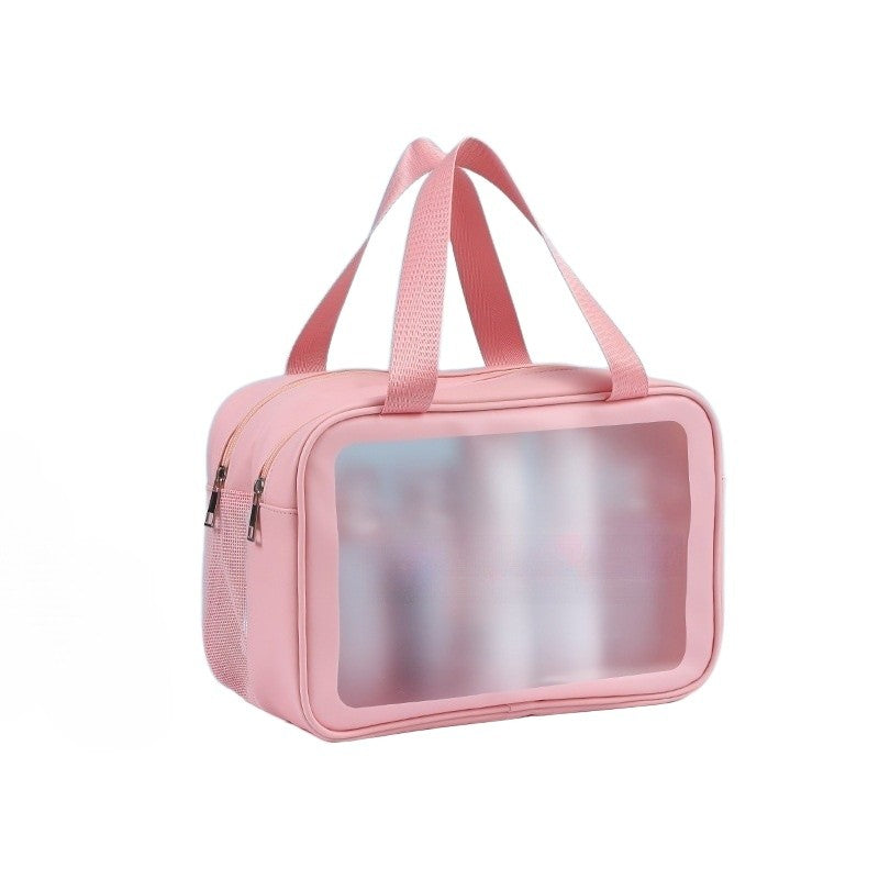 Waterproof Toiletry Kits Washing Bag for Travel - Double Layer Dry/Wet Shower Organizer