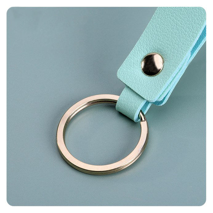 PU Leather Keychain for Car Home Key Ring Strap Holder Lanyard Women Men Universal Key Fob Keychain