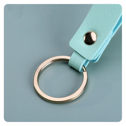 PU Leather Keychain for Car Home Key Ring Strap Holder Lanyard Women Men Universal Key Fob Keychain