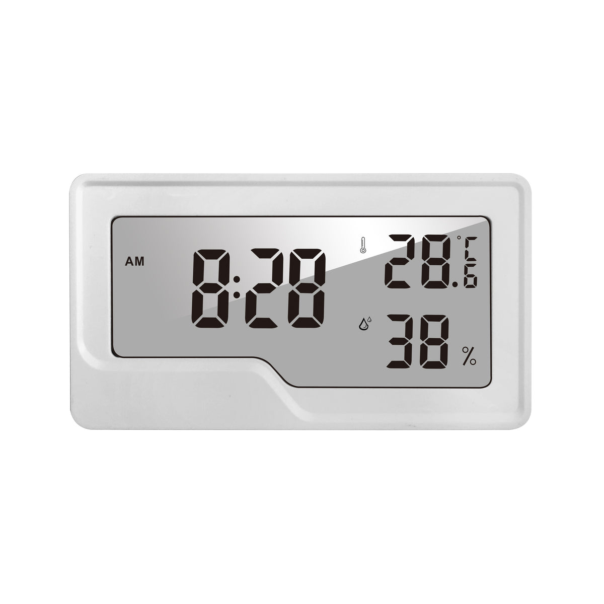 Backlight Display Digital Household Hygrometer Indoor Thermometer Alarm Clock