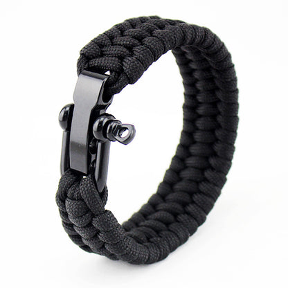 U Buckle Multiple Function Survival Bracelet