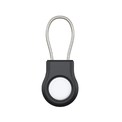 Lock Case with Wire Cable Anti-Lost Protective Case with Keyring for Luggage, Key, Backpack