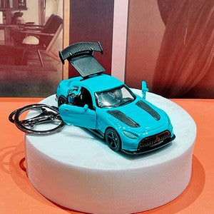Mini Simulation Sports Car Model Keychain Classic Car Shaped Keychain
