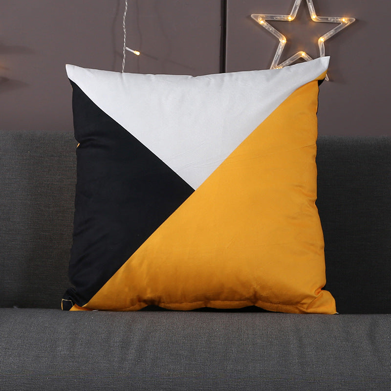 19.7 x 19.7" Premium Square Polyester Short Plush Throw Pillowcase With Hidden Zipper