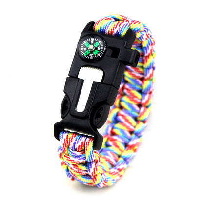 Compass 6" 1 Multiple Function Survival Bracelet