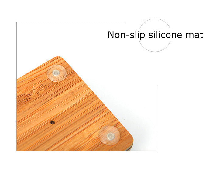 Cell Phone Stand W/Sound Amplifier Natural Bamboo Wooden Desktop Mobile Phone Holder (Sound Stand)