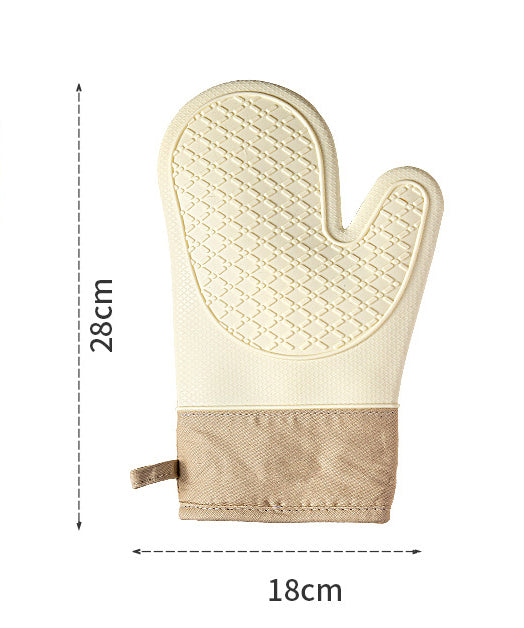 One pcs Silicone Heat Resistant Cooking Gloves Kitchen Oven Mitt for Cooking