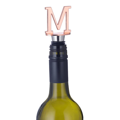 Metal Letter M Shape Reusable Wine Bottle Stoppers