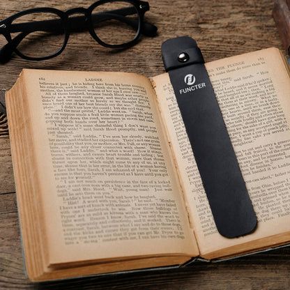 PU Leather Bookmark Classic Stitched Bookmark Page Markers Reading Gifts