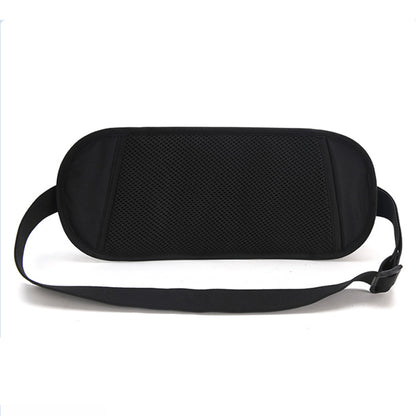 Lightweight Waterproof Waist Pouch Slim Belt Bag with 2 Pockets Waistband Bag Fanny Pack