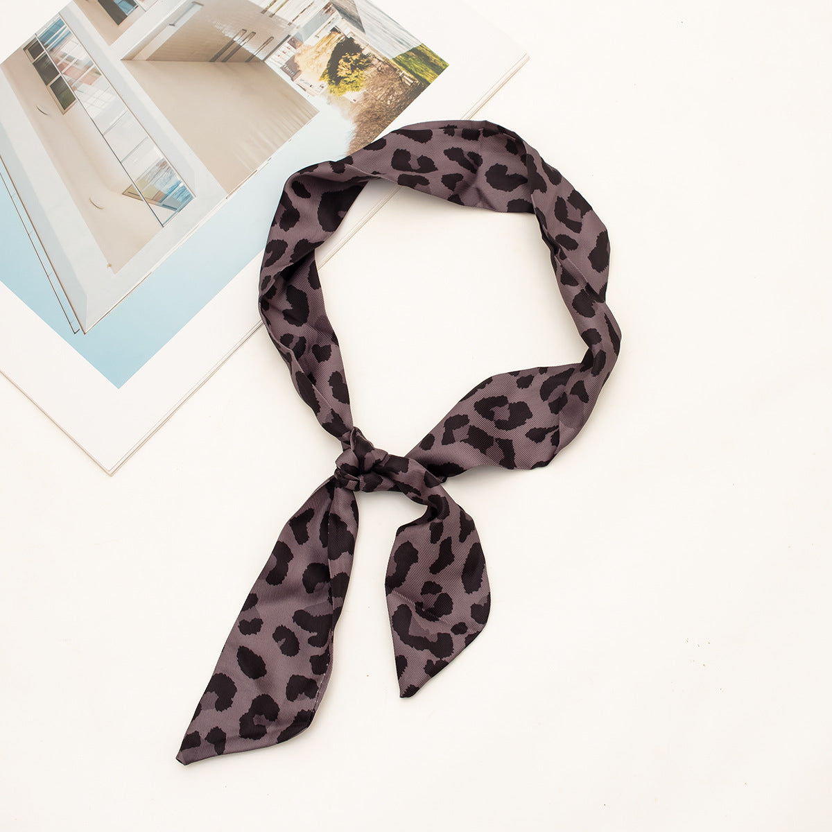 35" x 2" Full Custom Long Neckerchief Ribbon Scarf Hairband Handbag Wrap Scarf Neck Tie #1-Polka Dot