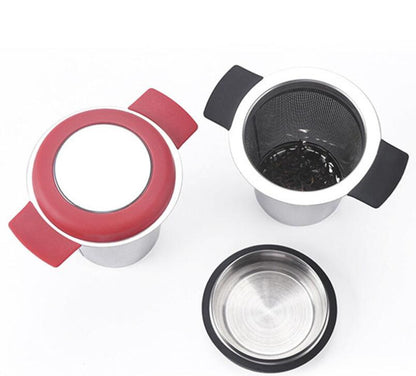 Double Handles Stainless Steel Tea Infuser