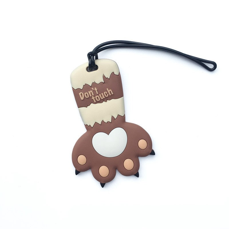Fully Customizable 3D Raised Soft PVC Luggage Tag With Printed Back