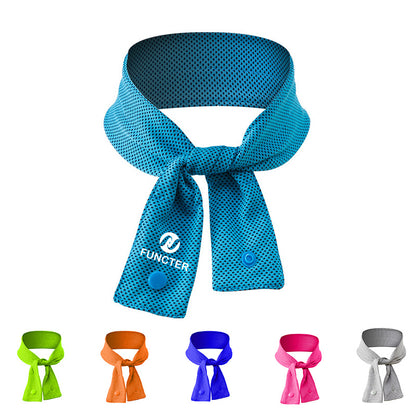 Cooling Ice Scarf With Built-in Cooling Beads