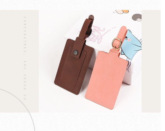 PU Leather Luggage Tag