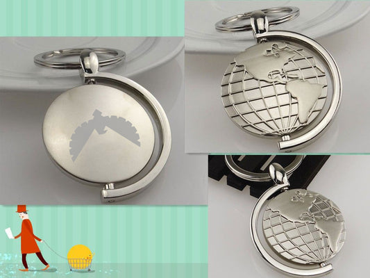 Globe Shaped/Tellurion Key Chain