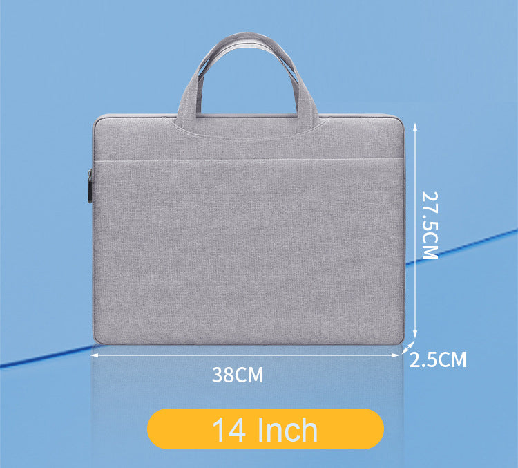 14" Laptop Bag Water Resistant Oxford Laptop Sleeve With Carrying Handle With Shoulder Strap