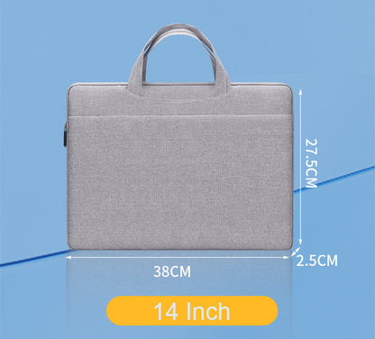 14" Laptop Bag Water Resistant Oxford Laptop Sleeve With Carrying Handle With Shoulder Strap