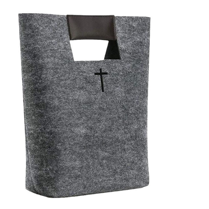 Rectangle Felt Tote Bag Shopping Bag W/Handler