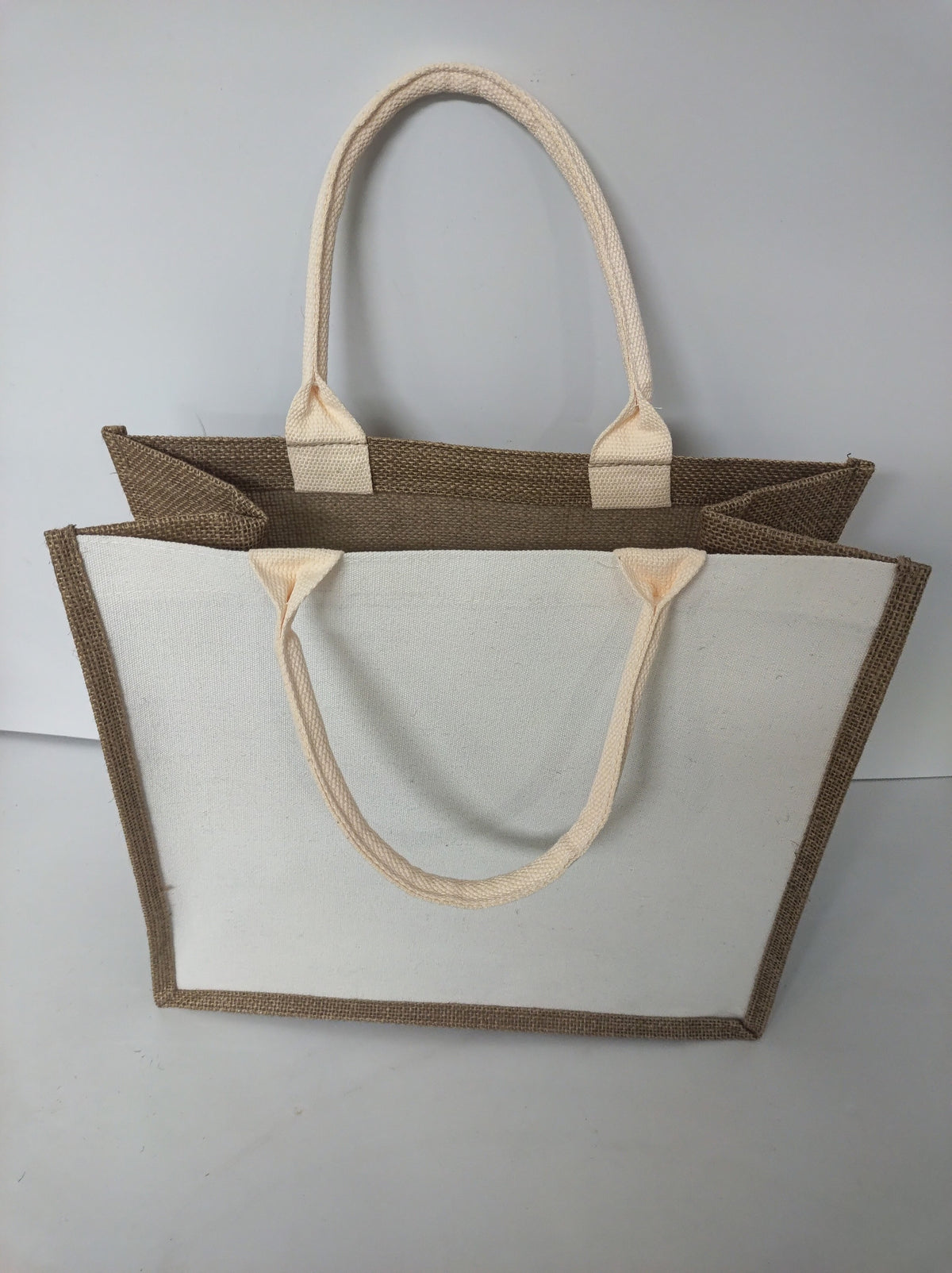 2" 1 Canvas/Burlap Tote Bag
