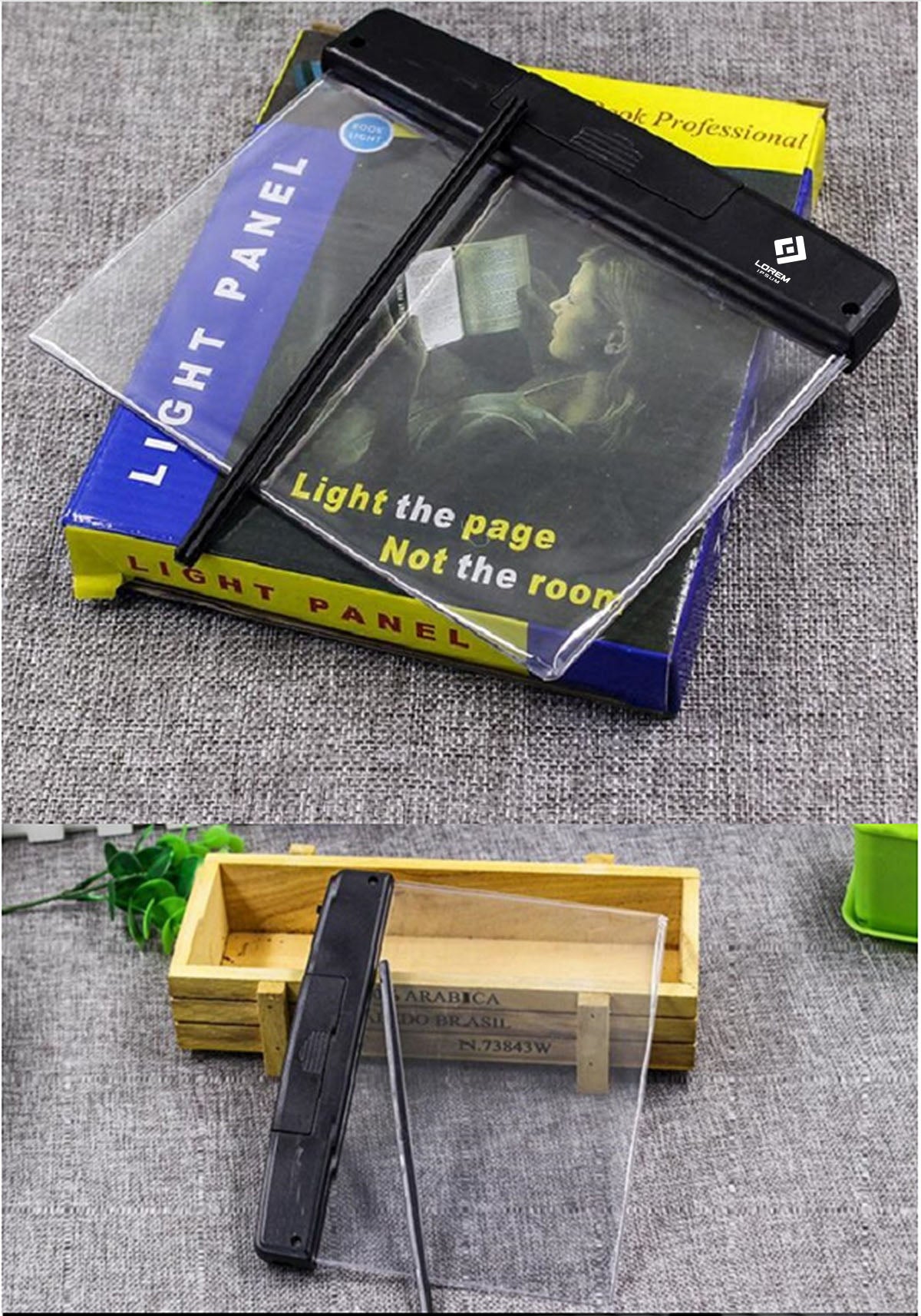 LED Flat Screen Night Reading Lamp