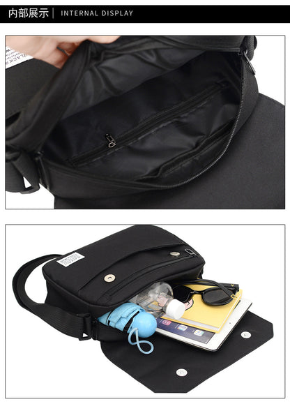 Unisex Oxford Messenger Bag Crossbody Bag Sling Bag Shoulder Bag
