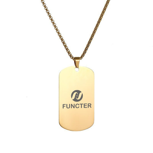 Polished Stainless Steel Pendant Necklace